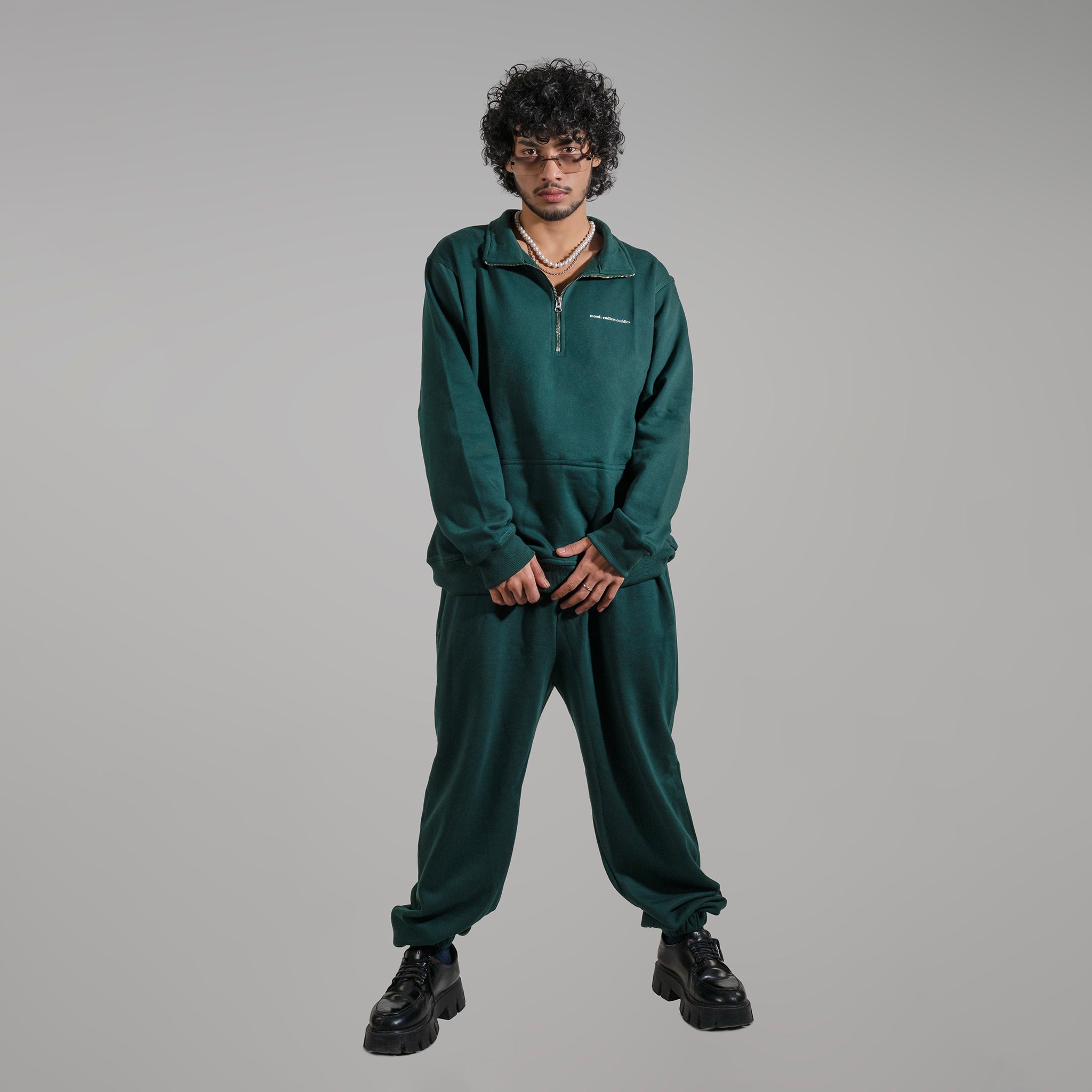 Green Cuddle Coord Set, Unisex