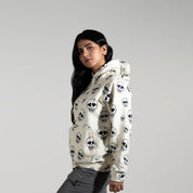 Off-White Skeleton Print Hoodie, Unisex