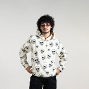 Off-White Skeleton Print Hoodie, Unisex